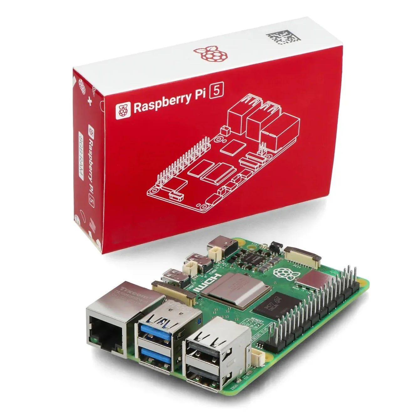 Raspberry Pi 5 Kit Completo 8GB vista 2