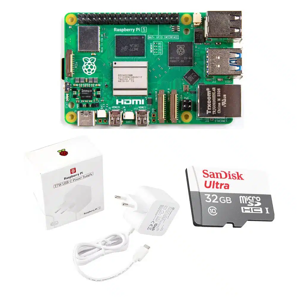 Raspberry Pi 5 Kit Completo 8GB vista 3